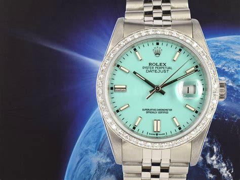 rolex day date tiffany blue|Rolex tiffany blue price.